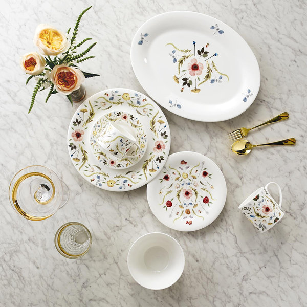 Twig New York Scandinavian Floral Cup & Saucer