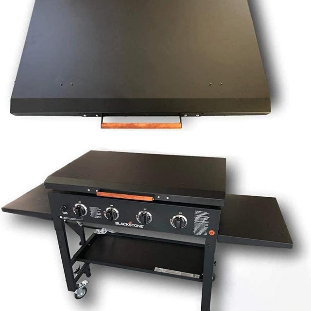 36 Inch Black Stone Griddle Cover Lid, Powder Coated Black Aluminum Lid Storage Cover for 36 inch Black Stone Griddles - Made in USA