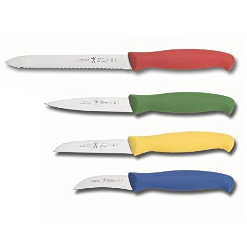 HENCKELS J.A International Accessories Paring Knife Set, 4-piece, Multi-Colored