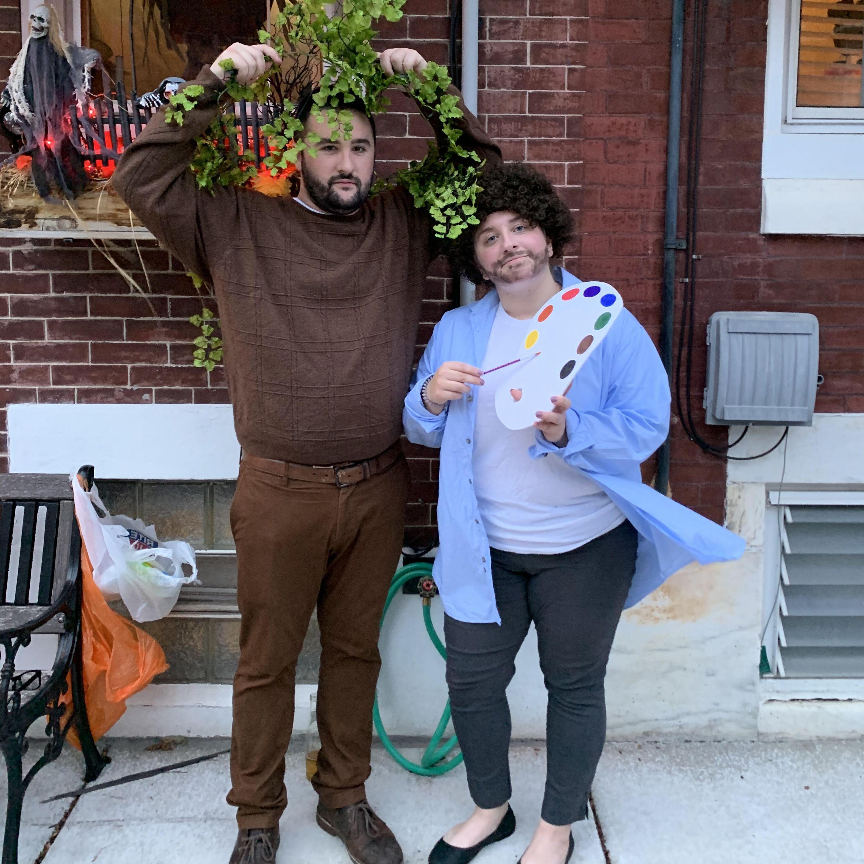 Bob Ross and his happy little tree!