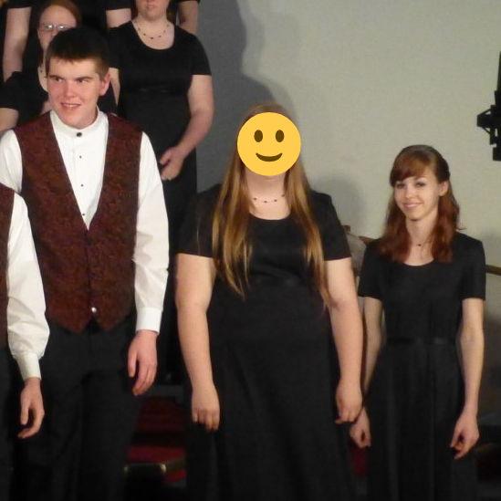 Years before we got together, we were teenagers in choir who barely spoke to each other