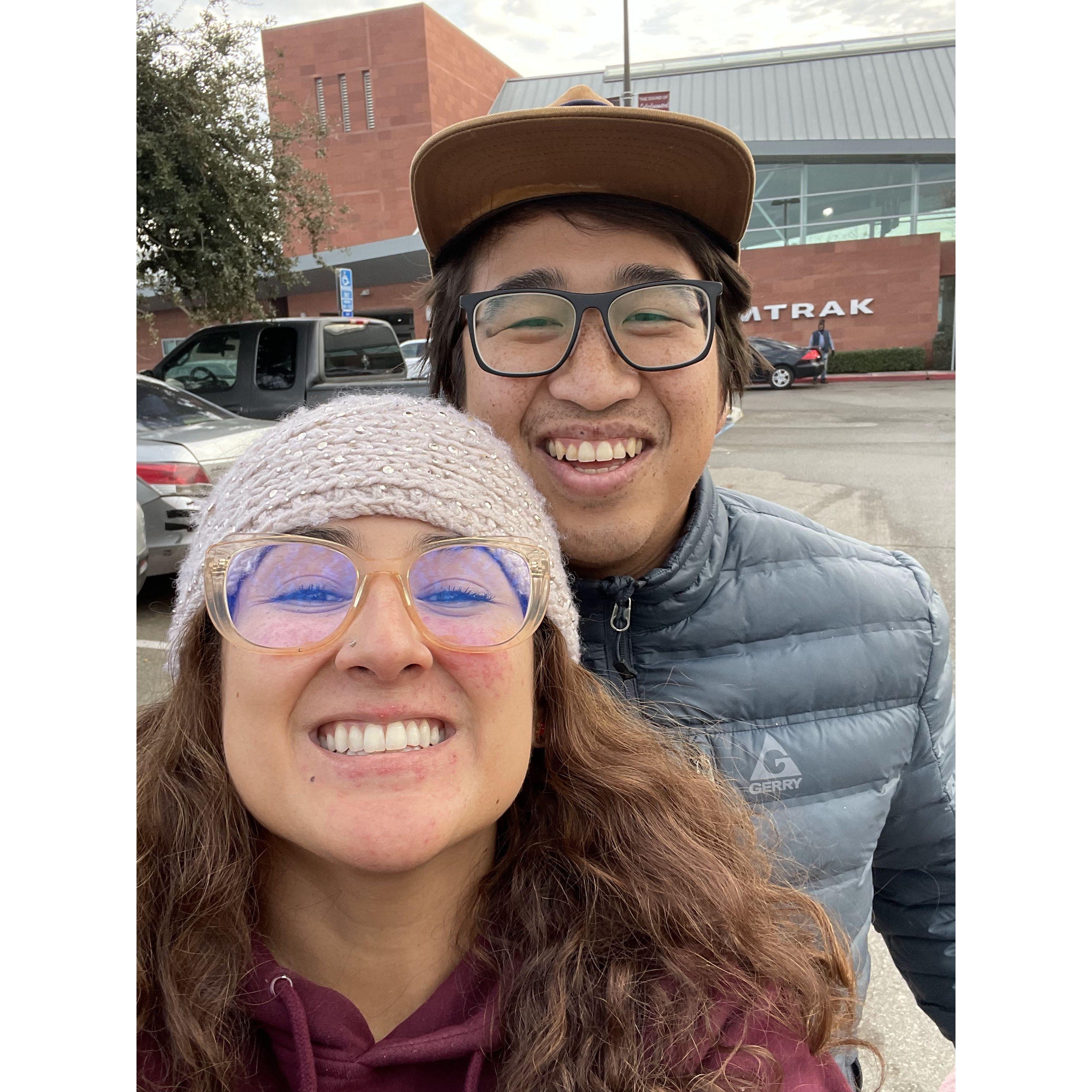 JB rescuing me from the first round of atmospheric rivers in 2022