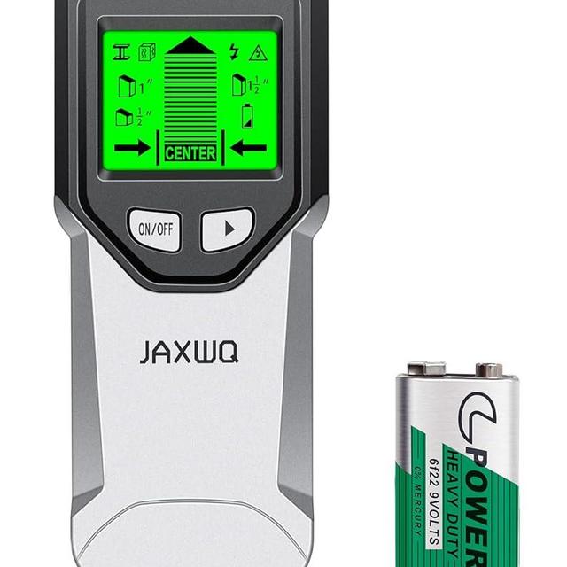Stud Finder Wall Scanner, 5 in 1 Stud Detector with Smart Microprocessor Chip and LCD Display, Stud Sensor Beam Finders for Center and Edge of Wood AC Wire Joist Metal Pipe, Tool Gifts for Men Women