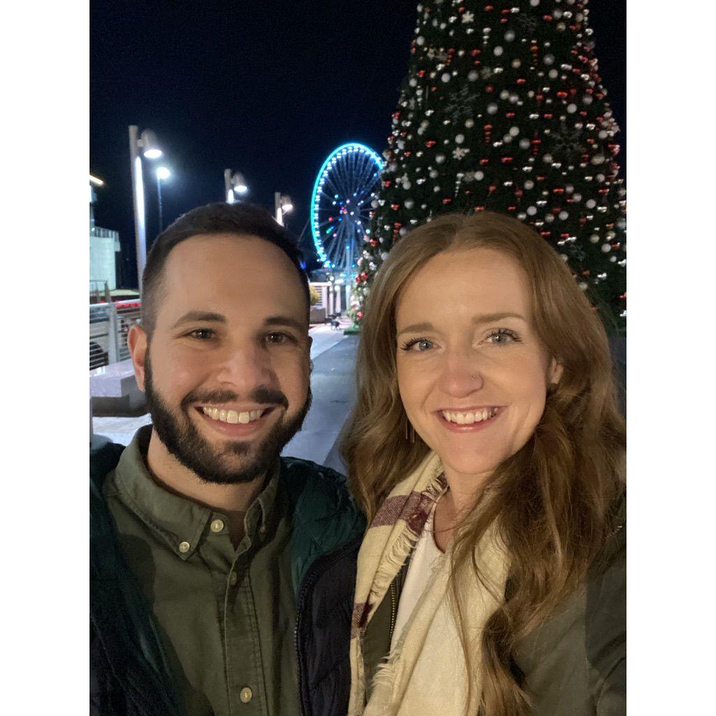 Christmas Lights at National Harbor, MD
