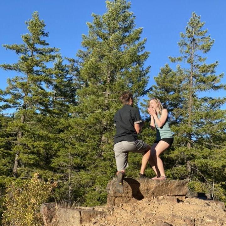August 11, 2020 - Logan proposed at the same place we had our first date.