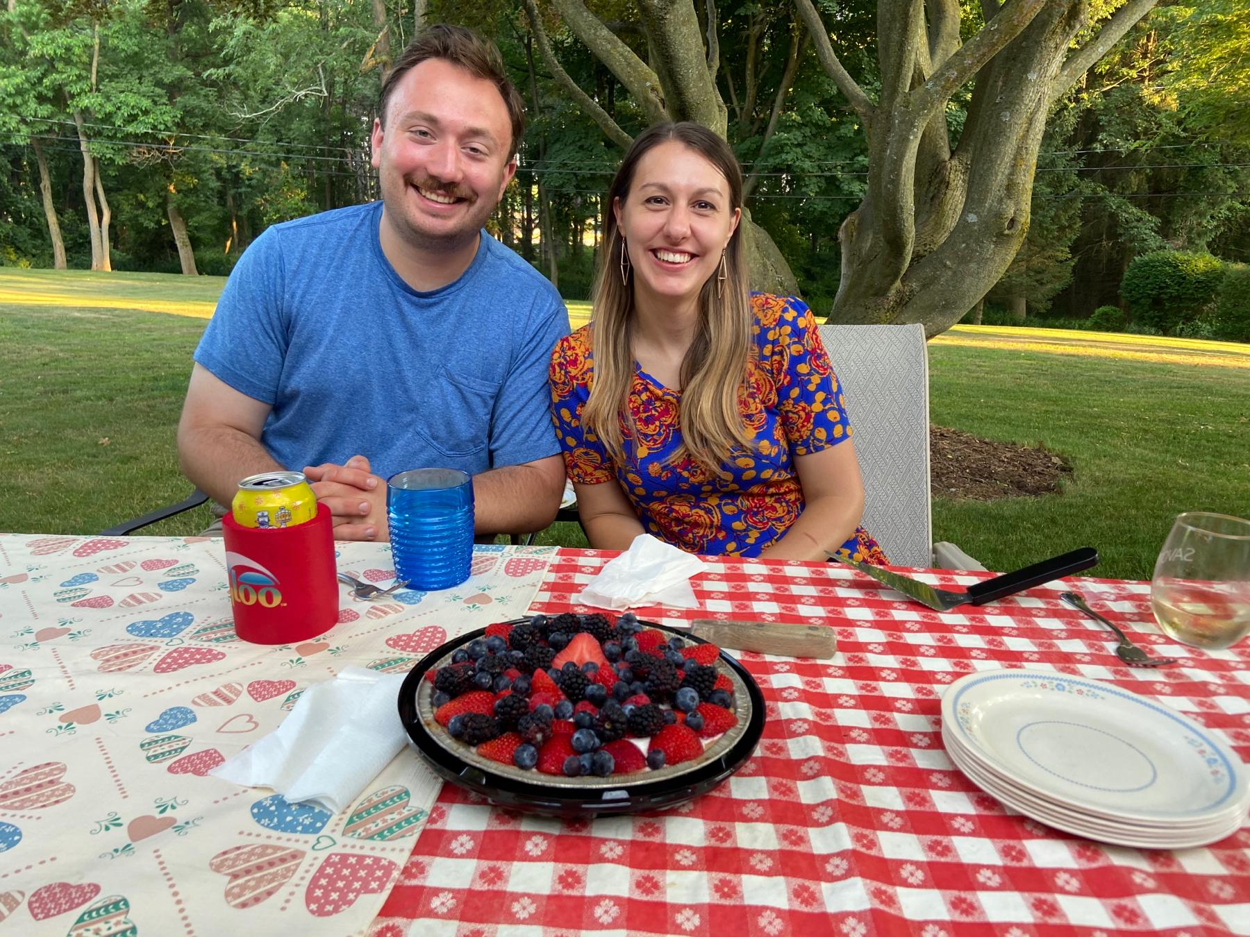 Independence Day - one of Ben’s first times with Kelsey’s parents!