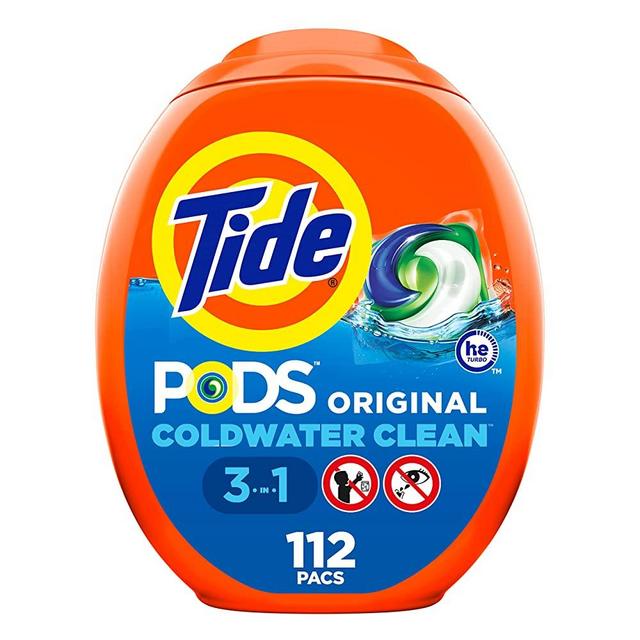 Tide PODS Laundry Detergent Original Scent, 112 count
