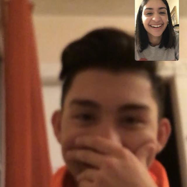 This was during our daily FaceTime calls. We talked every single day, and I would teach him sign language just because he wanted to communicate with me better. One of the sweetest memories for us. ✨