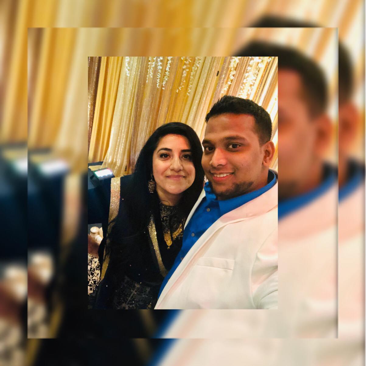 Revanth & Lydia, December 2018 engagement ceremony photo