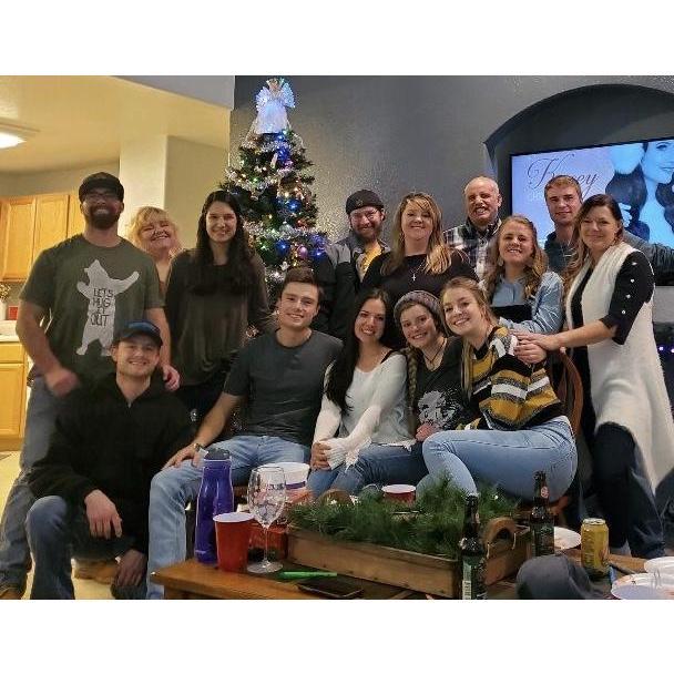 Hanging out with the group as friends