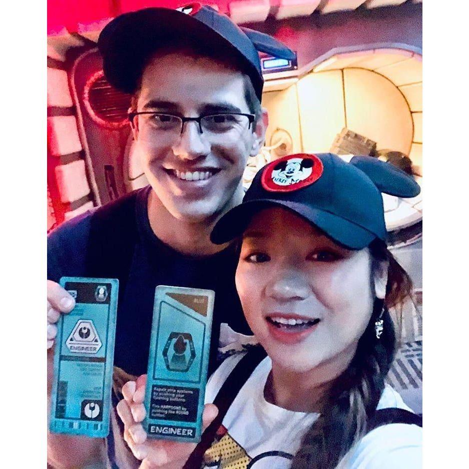 Engineers on Star Wars ride at Disneyland