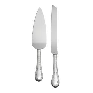 "Grosgrain" Cake Knife & Server Set