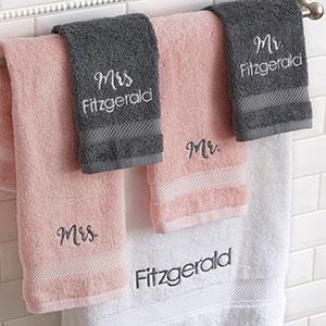 Wamsutta® Hygro® Mr. & Mrs. Personalized Duet Bath Sheet