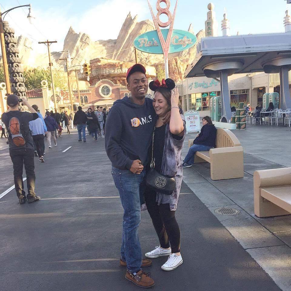 Our first photo together