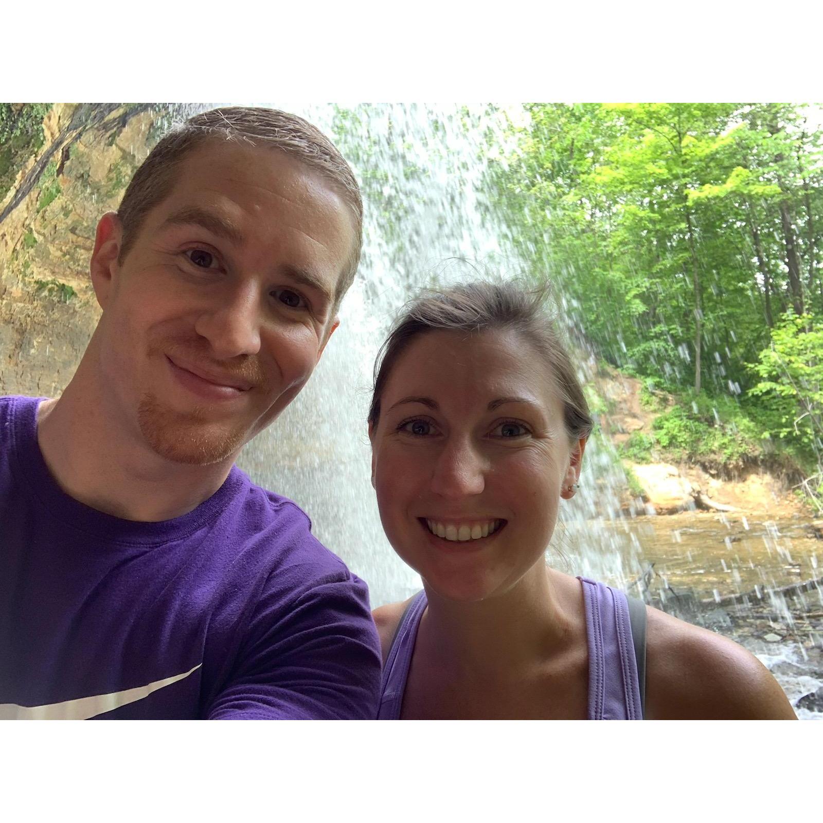 Jordan's birthday when we went to Wisconsin so we could do "normal" things again like eat at a restaurant and get an ice cream.