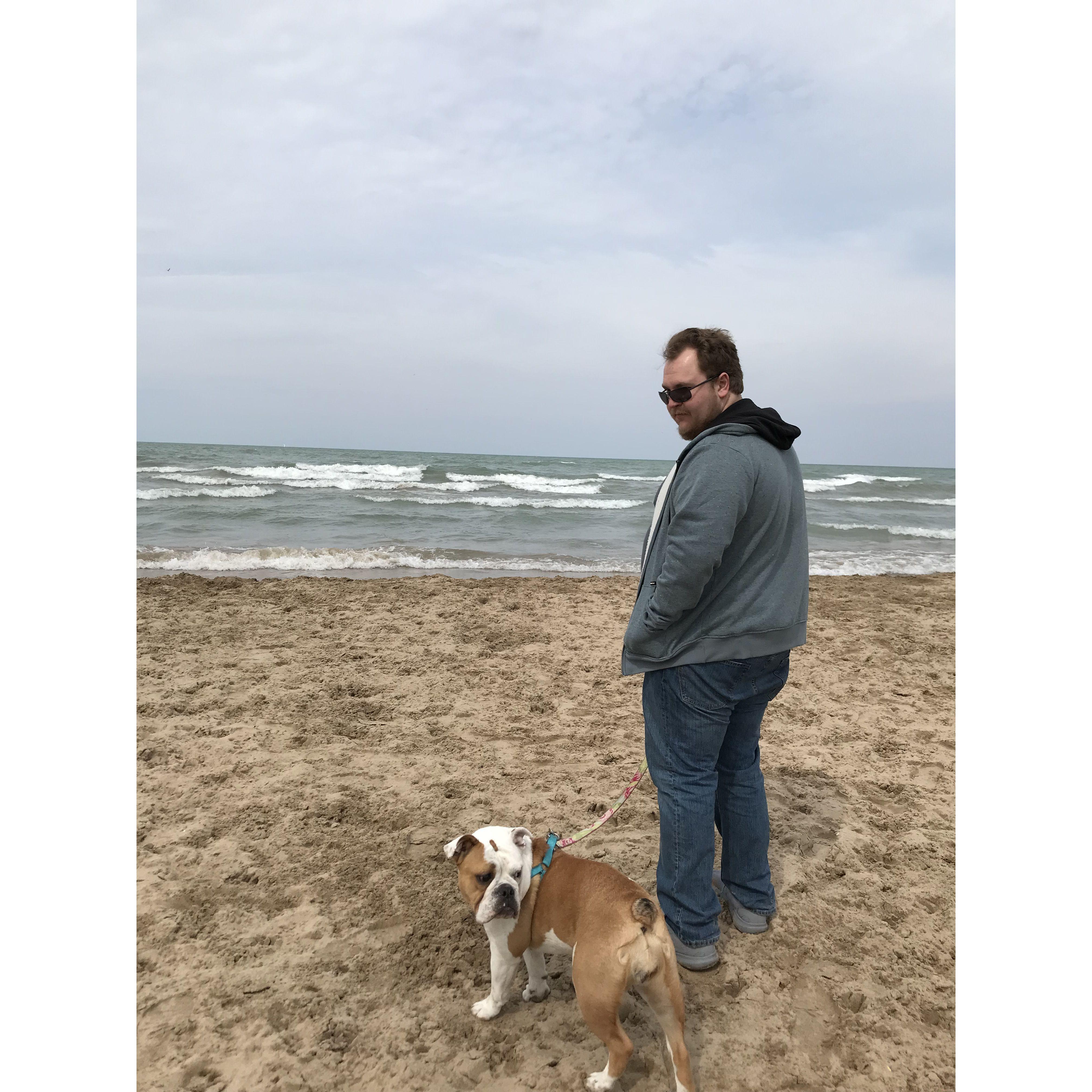 Dog beach with Rosé