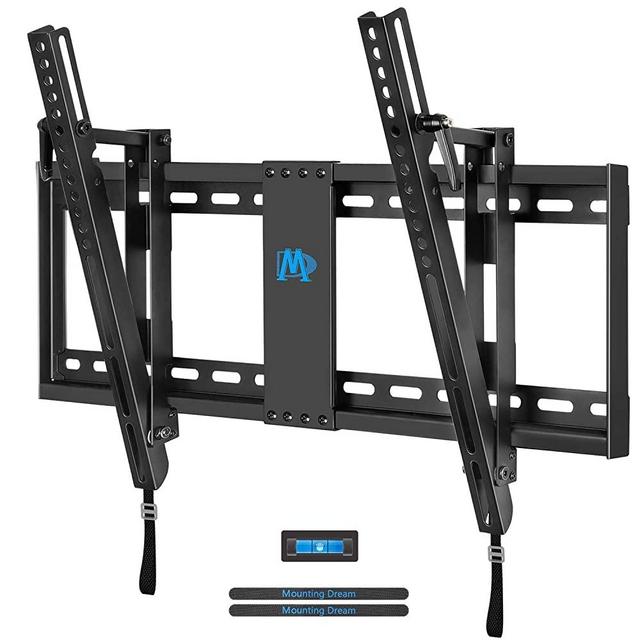 Mounting Dream Tilt TV Wall Mount TV Bracket for Most of 42-70 Inches TV, TV Mount Tilt up to 20 Degrees with VESA 200x100 to 600x400mm and Loading 132 lbs, Fits 16", 18", 24" Studs MD2165-LK