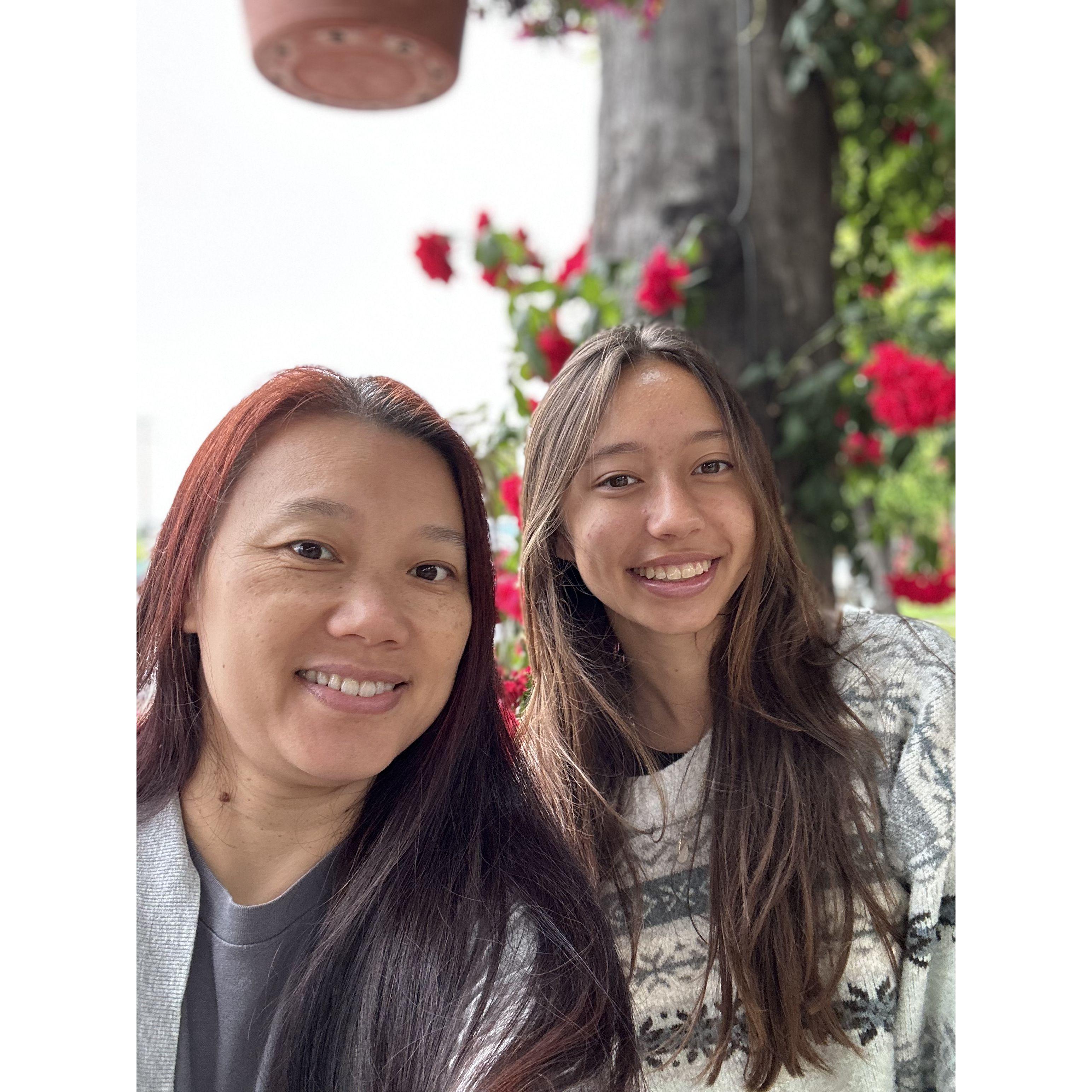 With niece