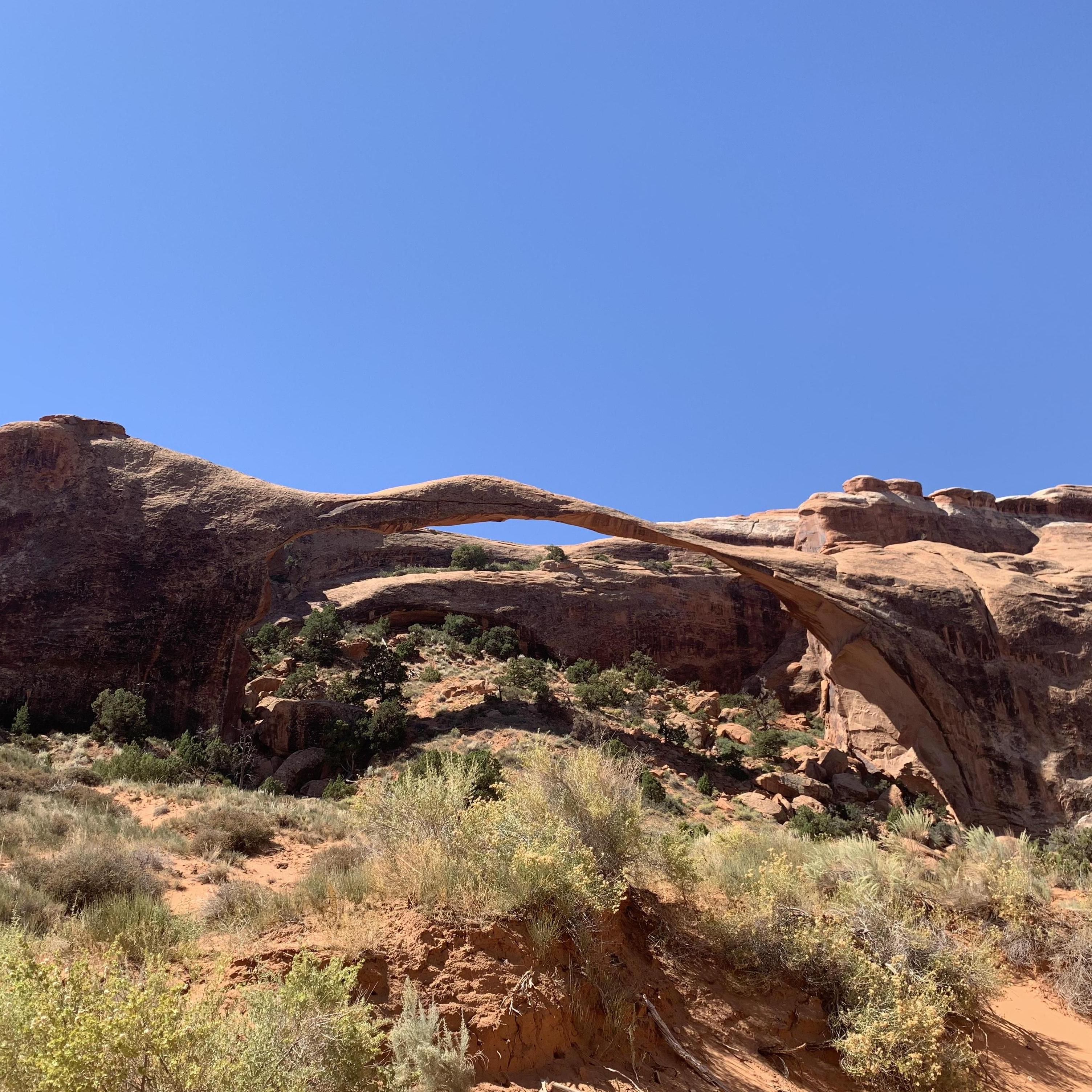 Arch photo appropriately taken with a horizontal phone.