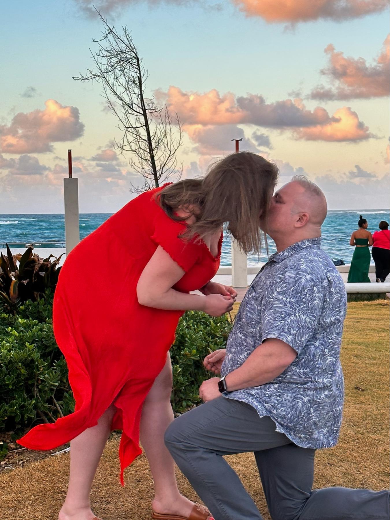 Dante proposing to Kristen in San Juan, Puerto Rico.
March 2023