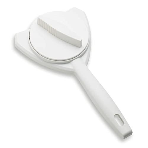 Kuhn Rikon Strain-Free Gripper Opener for Jars and Bottles, 10 x 5 x 2.25 inches, White