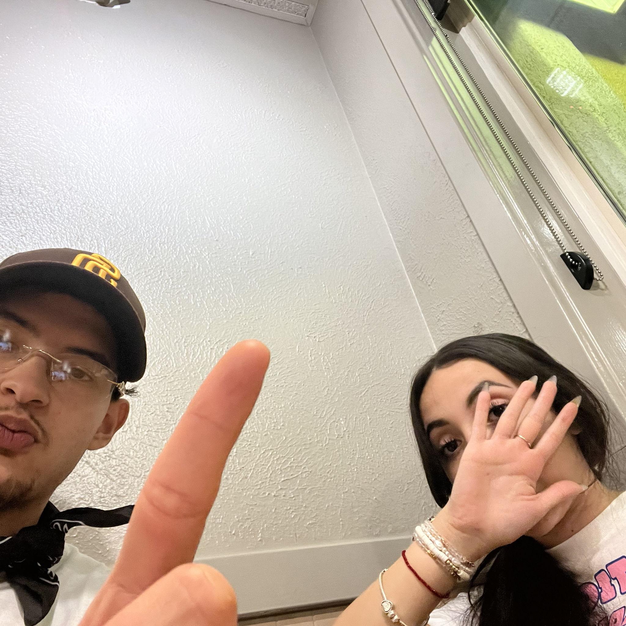 Fun fact: this is technically the first picture we took together, 3rd date. jacob thought it would be a GREAT idea to go to the gym at 5am so we ended up at i hop.
