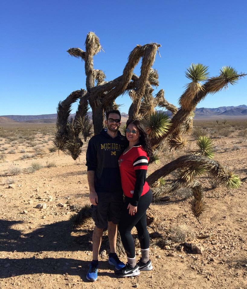 Seven Magic Mountains in Sloan, Nevada during Ashley's 30th birthday trip to Las Vegas
January 2017