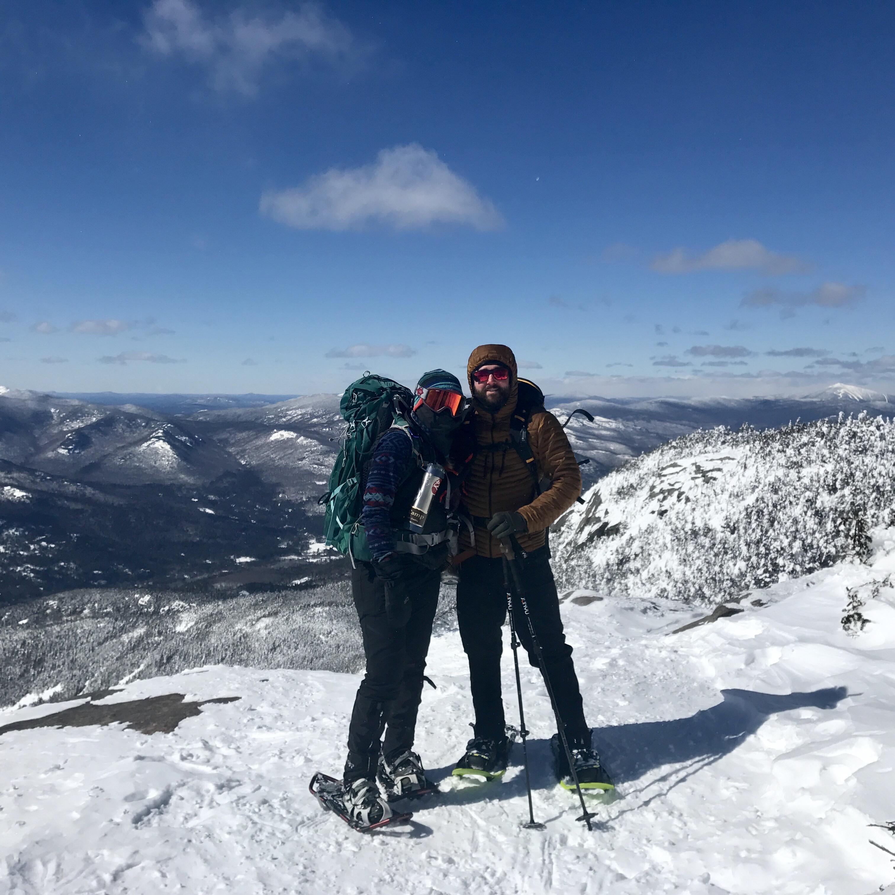 On top of Rocky Peak Ridge after butt-sliding down from Giant.