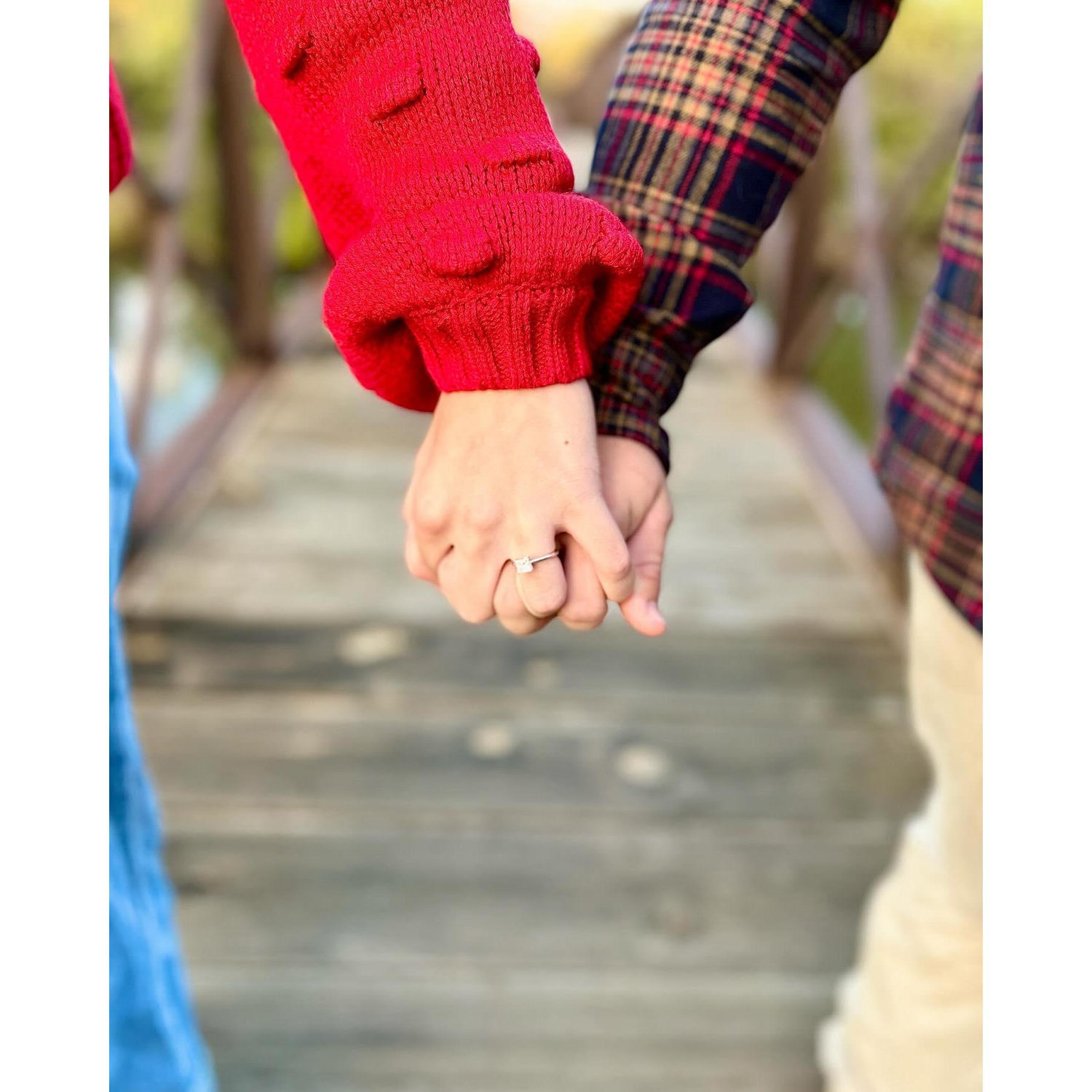 This is the picture we used to announce our engagement!