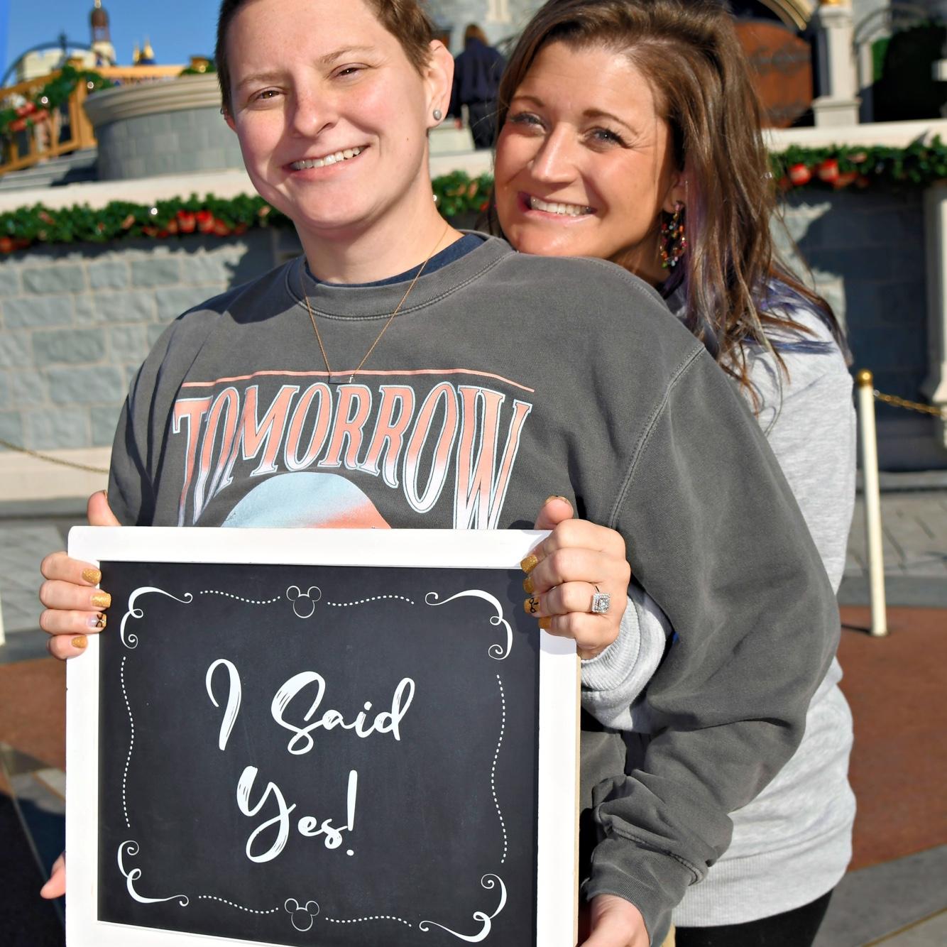 Who would have thought 20 minutes prior she was crying because I wouldn’t buy her a proposal ornament for when I finally did it 😂