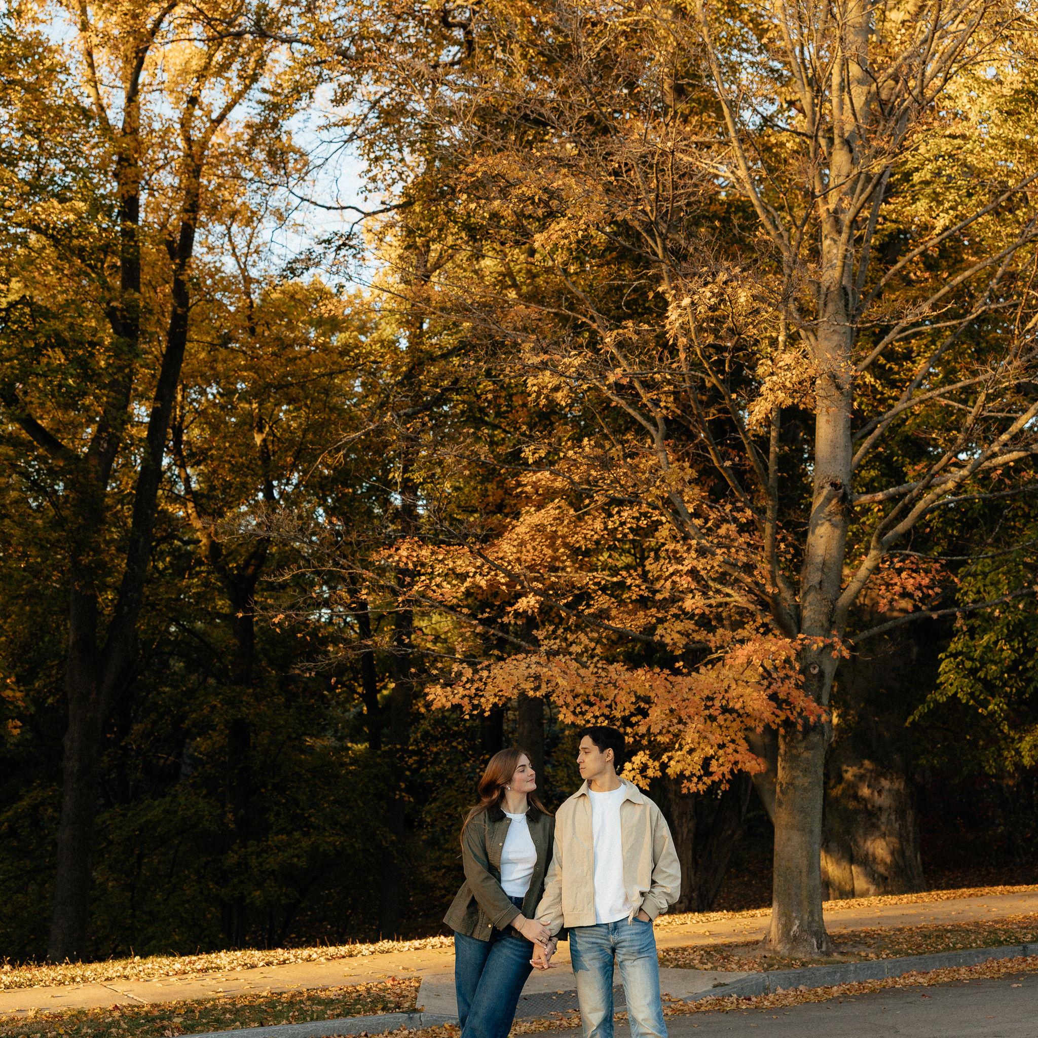 From our engagement shoot | Highland Park | October 2025