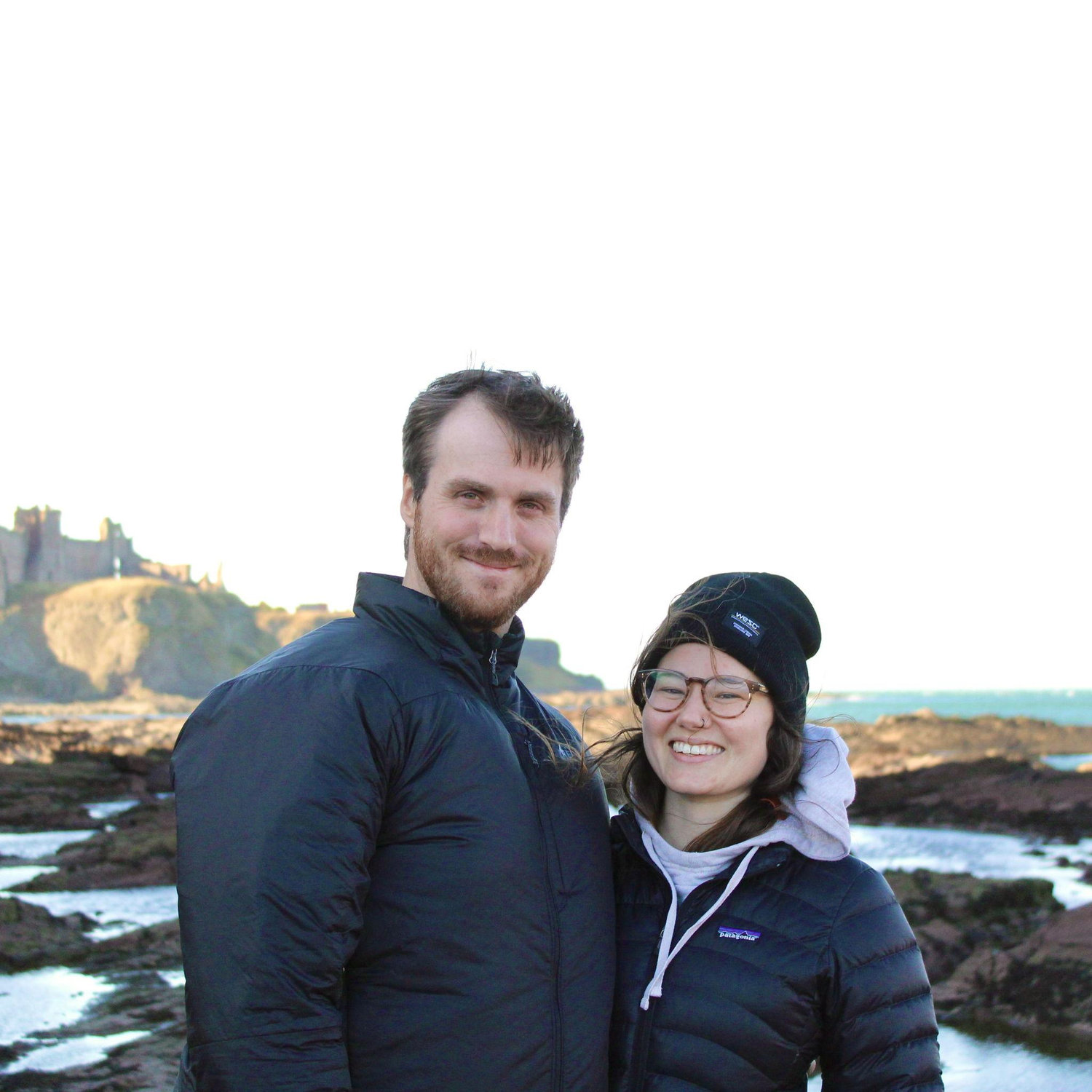 October 2022 | Exploring Scotland! In front of Tantallon Castle