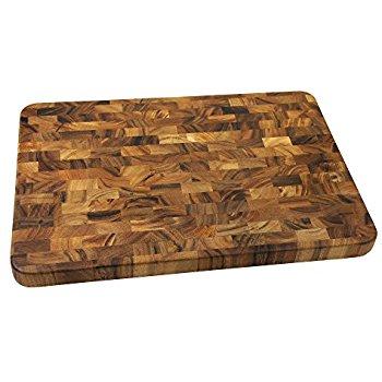 Ironwood Gourmet 28217 Large End Grain Prep Station, Acacia Wood