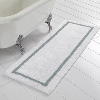 Reversible Contrast Stripe Bath Runner