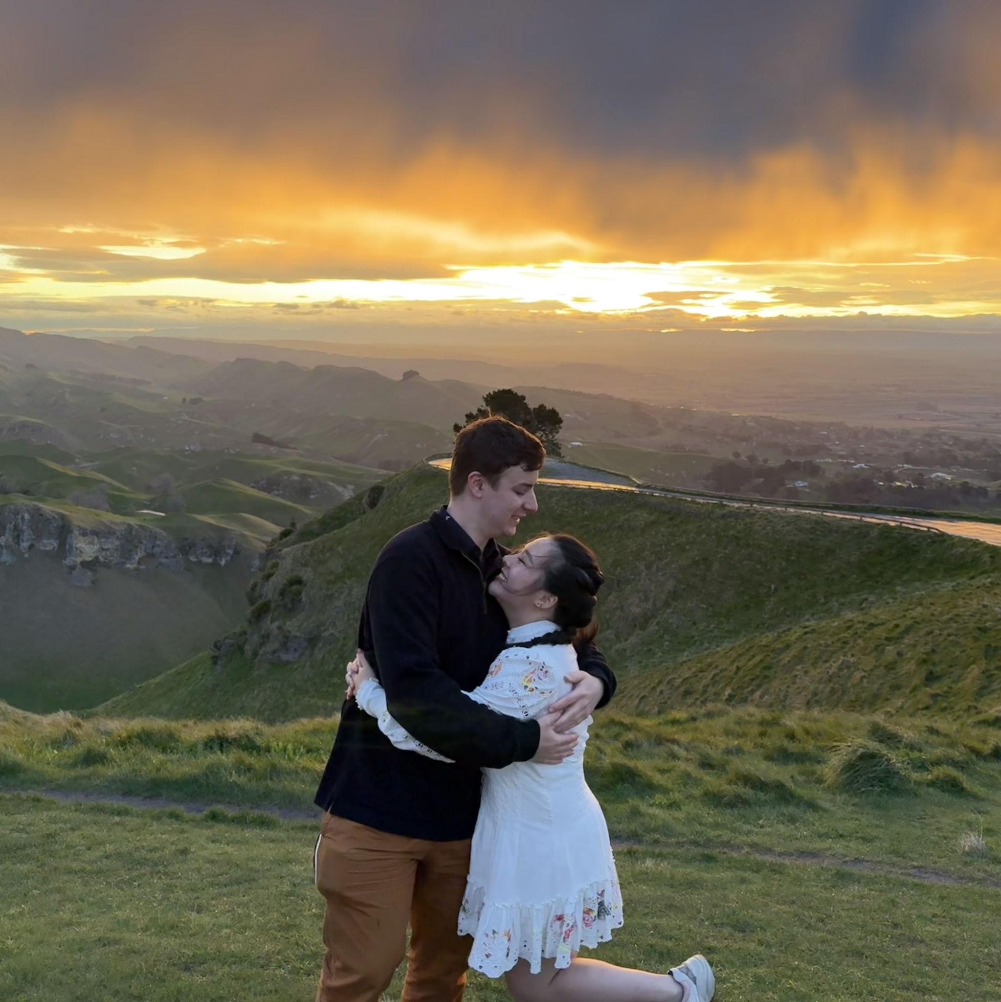 September 2025, Te Mata Peak, Havelock North - Another stunning evening and sunset up the Peak!