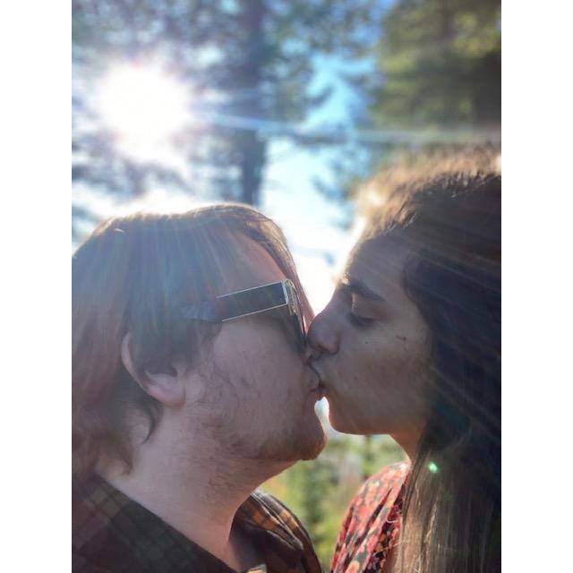 Same spot a year before he proposed.