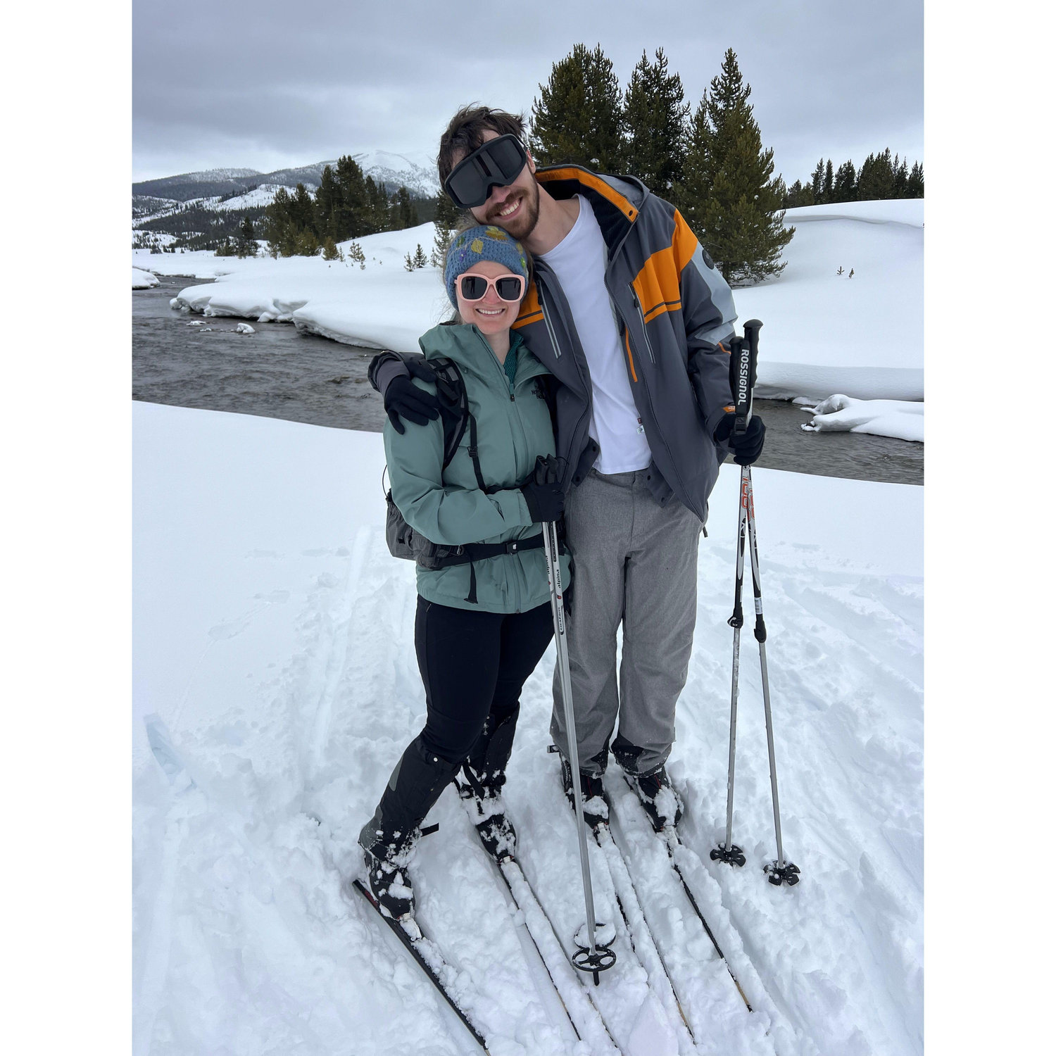 Cross country skiing in Montana