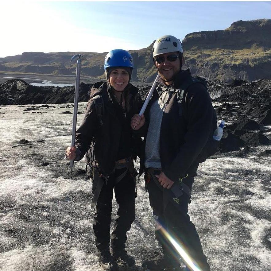 Glacier walk in Iceland