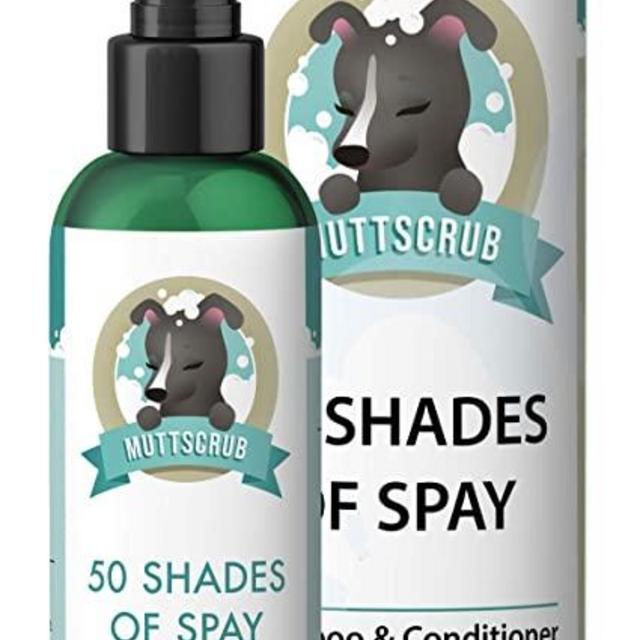 MuttScrub 50 Shades of Spay Kit for Dogs - Odor Neutralizing Dog Shampoo Kit, Bergamot Dog Shampoo