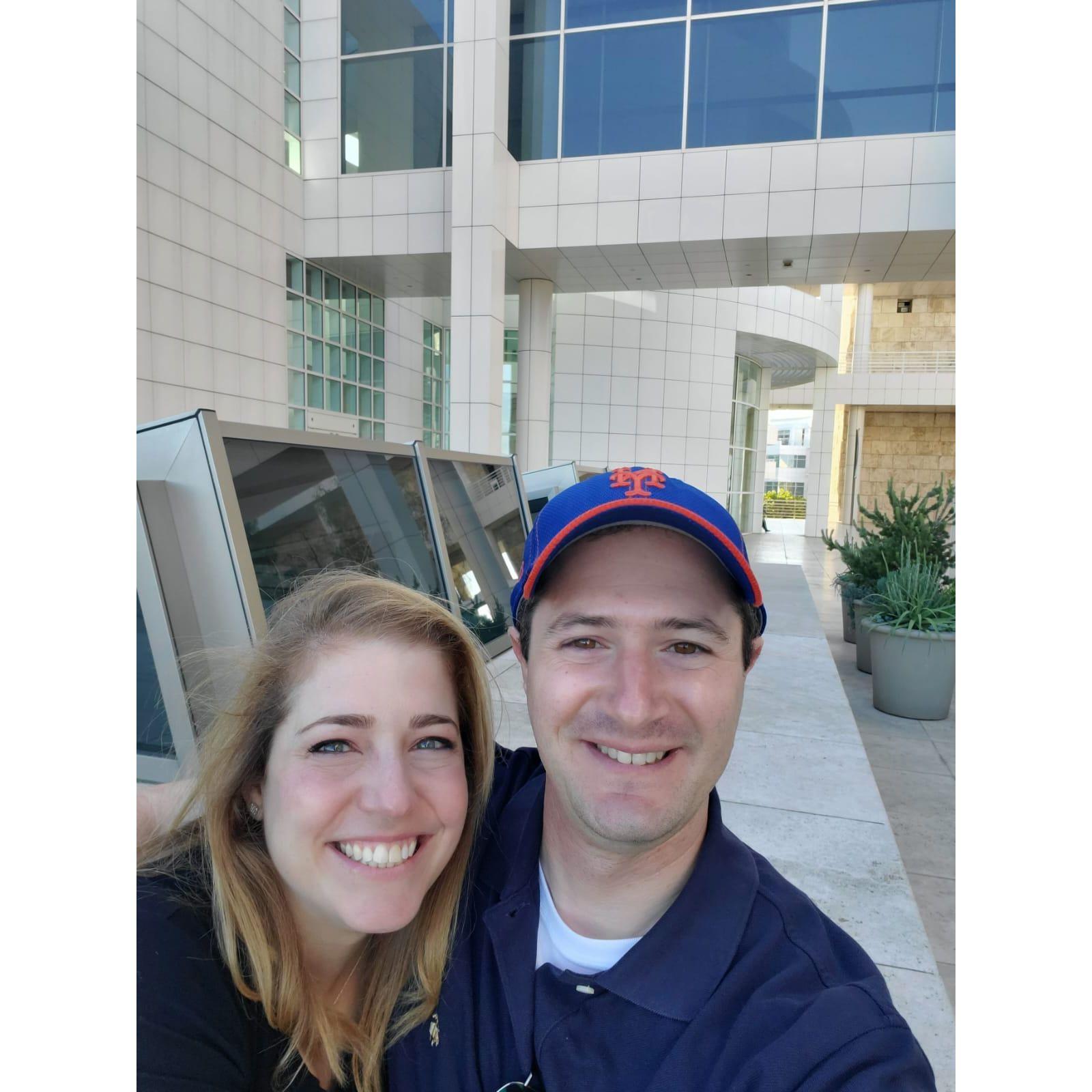 Visit to the Getty Museum during Steven's first trip to Los Angeles!