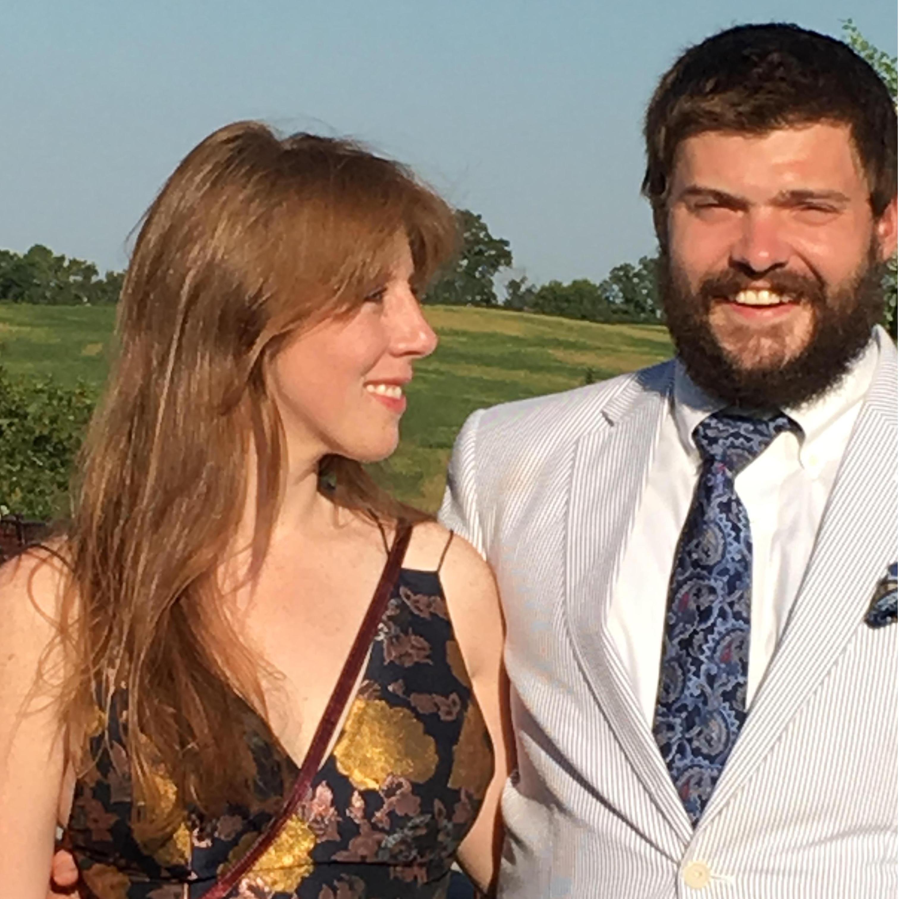 Suited up for a family wedding.