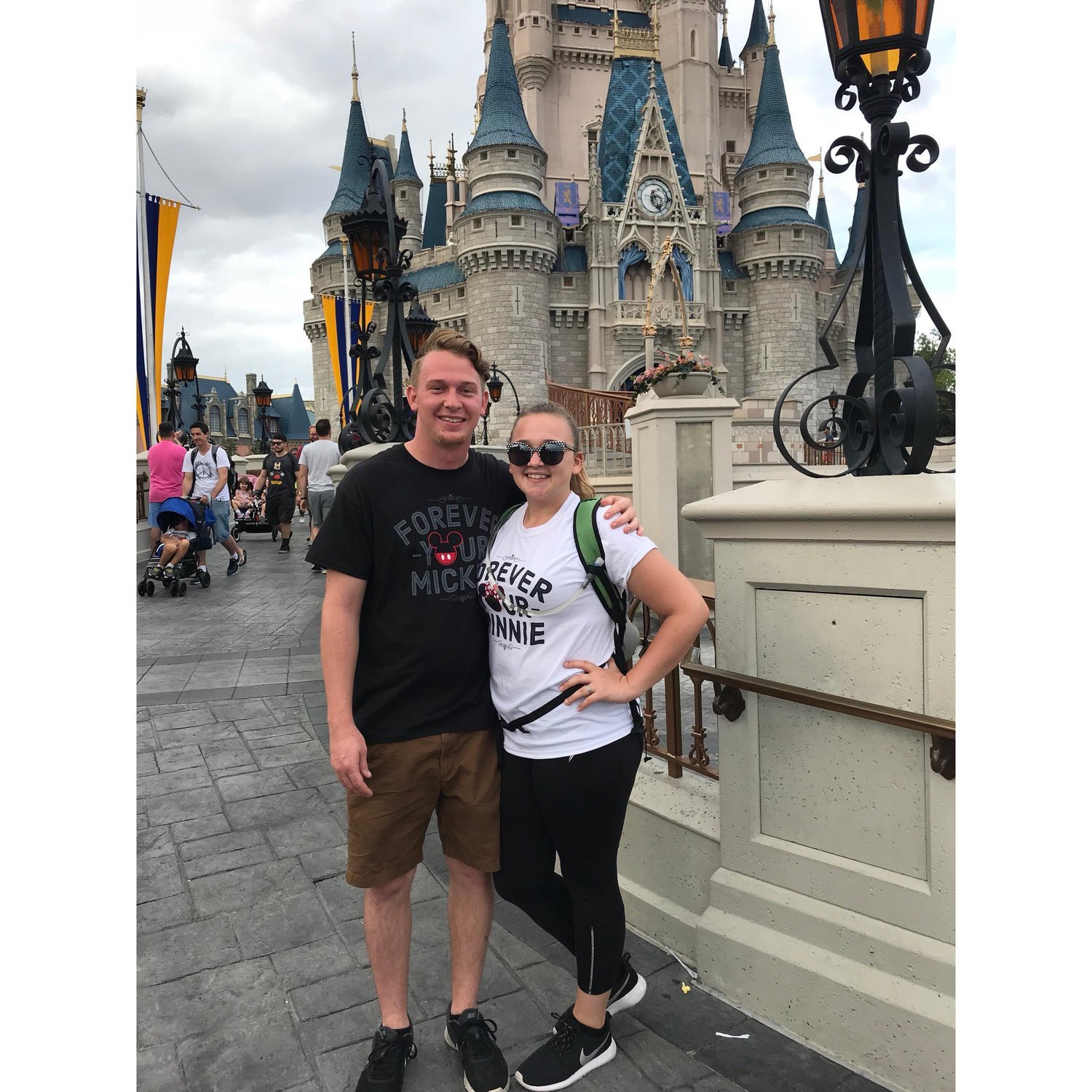 After dating for only 3 months, I dragged him to Disney where he fell in love with not only Disney but with me too!