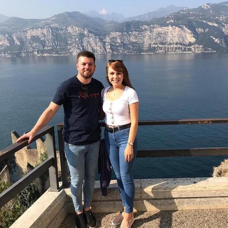 Our first holiday, Lake Garda, Italy.