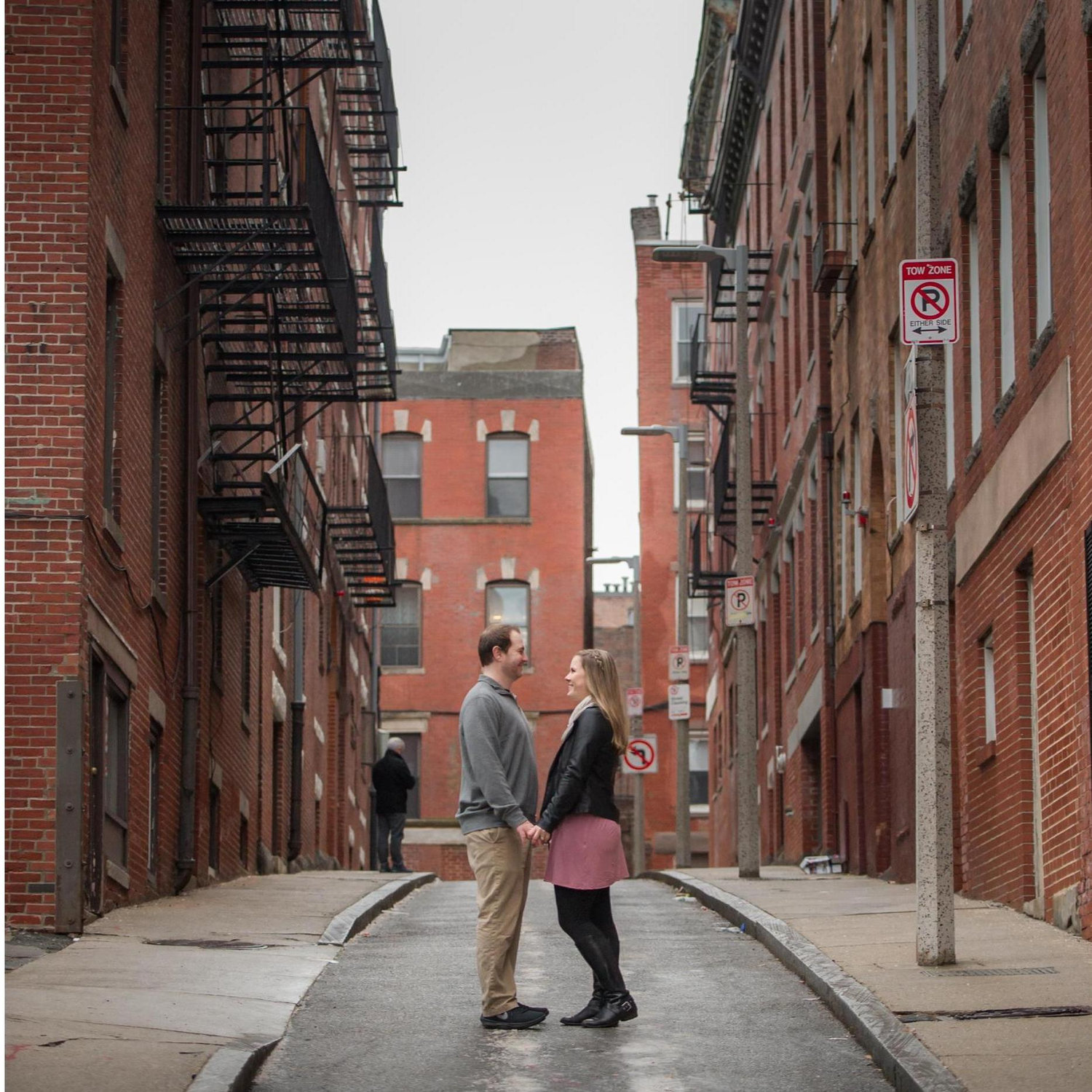 On the streets of the North End in Boston, one of our favorite spots.