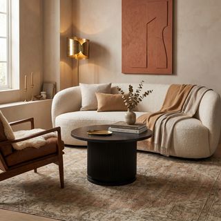 Octavia Round Pedestal Coffee Table