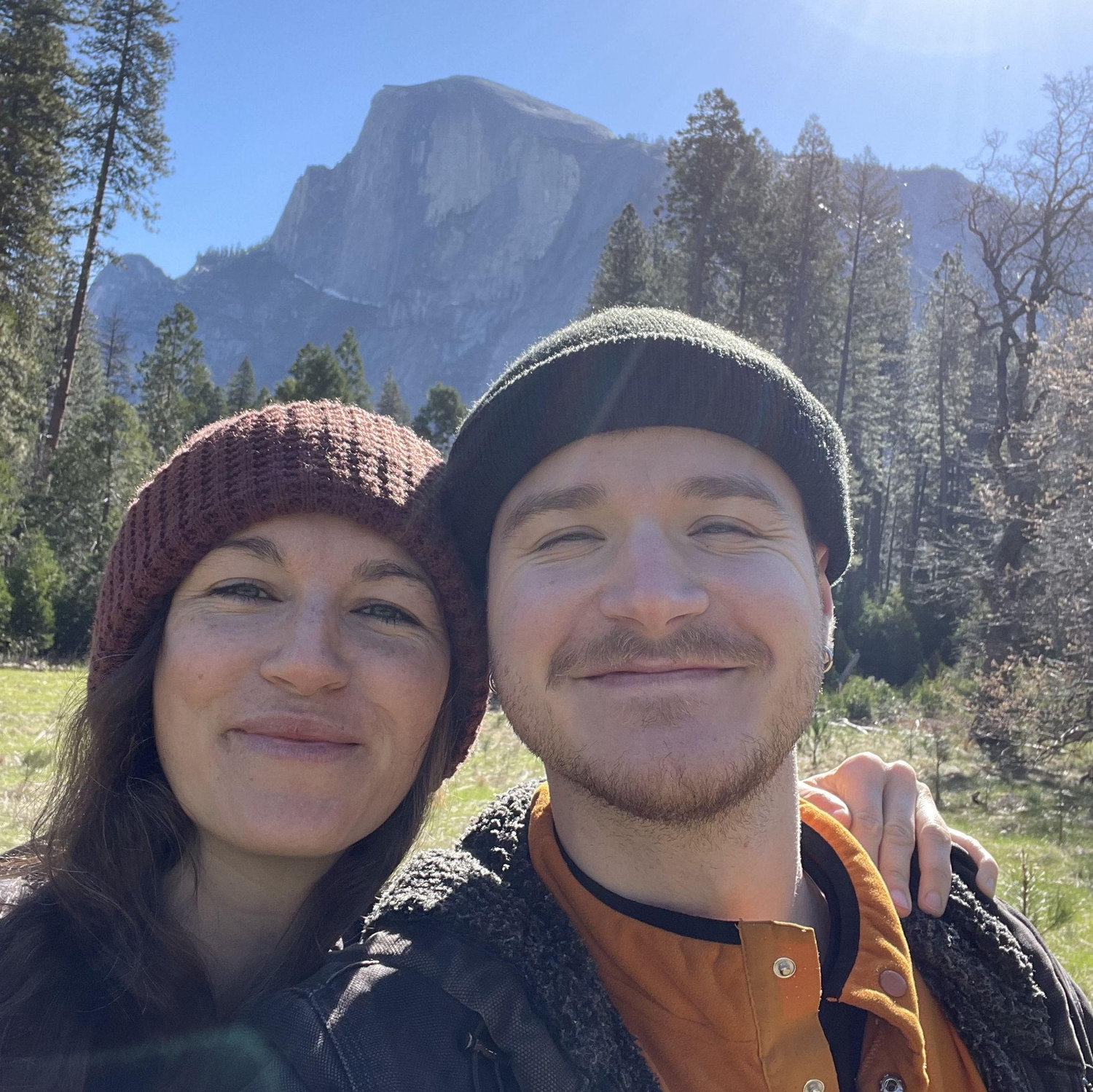 Visiting Yosemite with Natalie, Lucas, Erica, and Dan (2025).