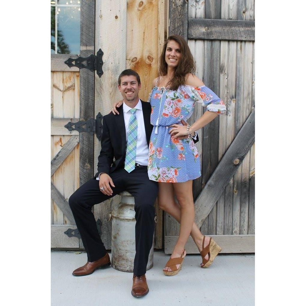 Attending our first wedding together!