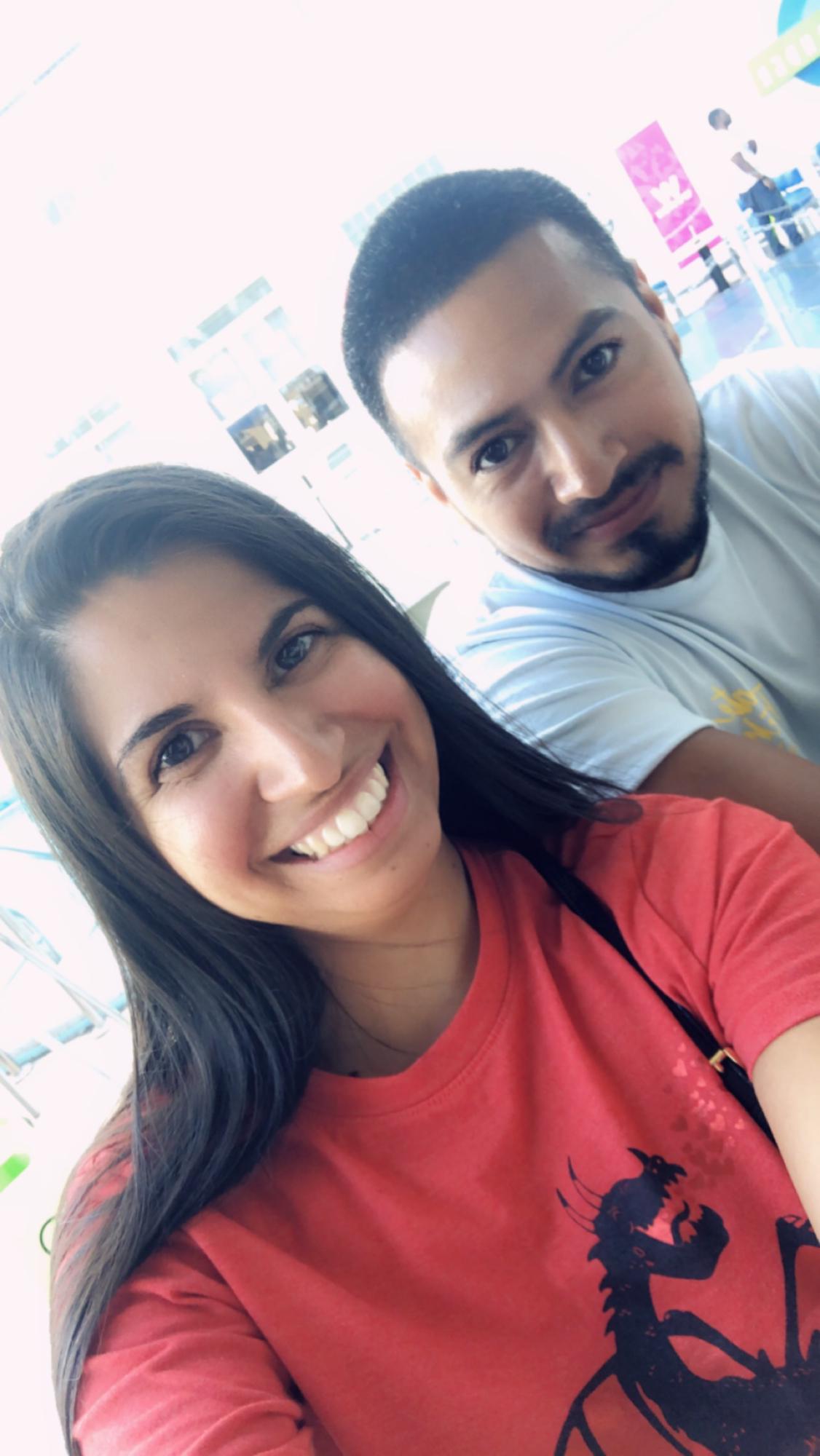 Surprised Kimmy's hair did not frizz in this picture! Miami, FL (2019)