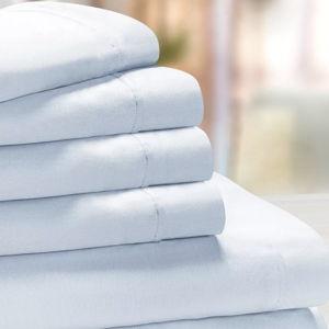 1000 Thread Count Luxury Solid Deep Pocket Cotton Blend Bed Sheet Set by Blue Nile Mills