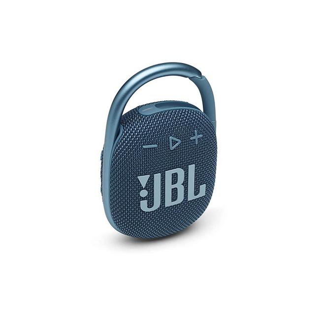 JBL Clip 4 - Portable Mini Bluetooth Speaker, Big Audio and Punchy bass, Integrated Carabiner, IP67 Waterproof and dustproof, 10 Hours of Playtime, Speaker for Home, Outdoor and Travel - (Blue)